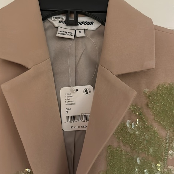 NWT Anthropologie Dhruv Kapoor oversized blazer. Size smalll. - Picture 3 of 11